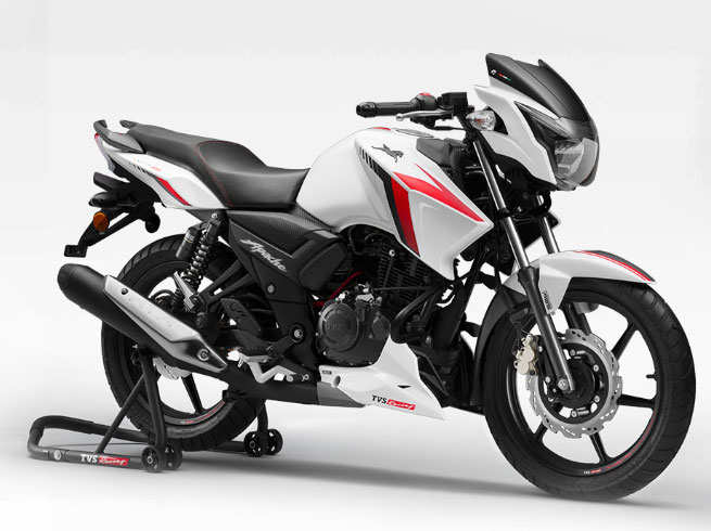 Bajaj's new model TVS Apache RTR bike has arrived to bring down the market. Check 55KM mileage and other features
